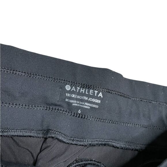 Athleta Trekkie North Joggers Black Size 6 - Picture 8 of 8